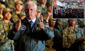 An annoying tune that was my only clue to an undefined mystery about the nature of work that i. Us Navy Sailors Were Told To Clap Like They Were At A Strip Club Before Mike Pence Arrived Daily Mail Online