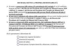 2) di non essere affetto attualmente da patologia febbrile con temperatura superiore a 37,5° c. Nuovo Modello Di Autocertificazione Coronavirus Pubblicato Il 17 Marzo Corriere It