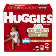 Designed for gentle skin protection to help support clean & healthy skin, huggies little snugglers diapers are perfect for your baby's sensitive skin. Huggies Little Snugglers Plus Size 2 174 Pack Costco