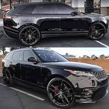 Range Rover Velar 120k On Instagram Blacked Out Velar Sitting On 24 Lexani Wheels Dream Cars Range Rovers Luxury Cars Range Rover Range Rover