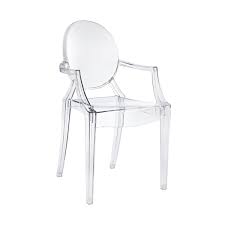 Sweet William Chair In Clear Clear Dining Chairs Dining Arm Chair Louis Ghost Chair