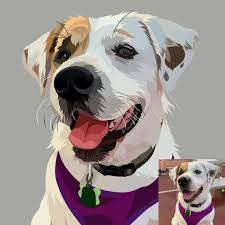 Custom Cartoon Pet Portrait Custom Dog Portrait Custom Cat Etsy In 2021 Custom Dog Portraits Pet Portraits Dog Illustration
