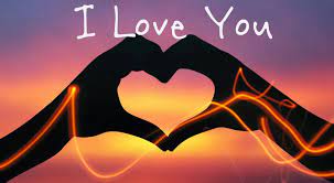 Hand Heart Love You Design Backgrounds for Powerpoint Templates - PPT  Backgrounds