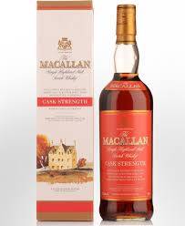 Cask Strenght Macallan Whiskey Bottle Whisky Cask