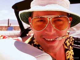 Now Playing Fear And Loathing In Las Vegas Michael Clayton And The Dreamers Fear And Loathing Cool Sunglasses Hunter S Thompson