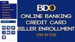 If your statement date falls on a friday, saturday or a holiday, your statement date will be the preceding day or the following day after your official statement date. Bdo Online Banking L Credit Card Biller Enrollment L Step By Step Tutorial Youtube