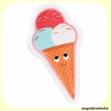 Coloriage délicieuse glace cornets triple boules. Pique Nique