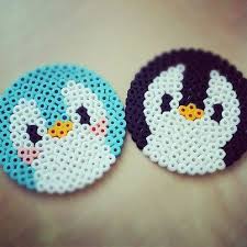 Original Penguin Coasters Listing Is For Set Of By Outerharbour 8 00 Hama Boncugu Hama Boncuk Boncuklu Hayvanlar