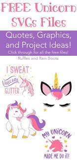 Download Free Unicorn Svg Files You Know You Love Them Too Unicorn Svg Unicorn Unicorn Crafts