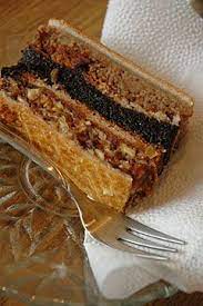 Flodni Is A Typical Hungarian Jewish Cake It Is Similar To The Zserbo The Hungarian Recipes Hungarian Desserts Jewish Recipes