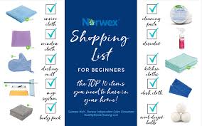 A Norwex Shopping List For Beginners How To Get Started