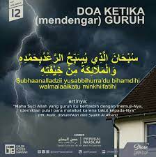 12 Doa Ketika Mendengar Guruh Doa Kutipan Agama Guruh