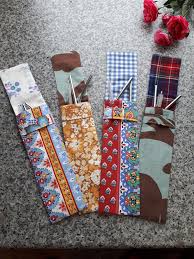 Recycled Stainless Steel Straw Pouch Made With 100 Cotton Recycled Fabric Diy Straw Reusable Bags Diy Straw Holder