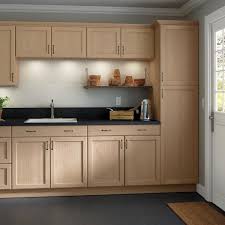 Home depot cabinets on sale. Hampton Bay Easthaven Shaker Assembled 36x34 5x24 In Frameless Sink Base Cabinet With False Drawer Front In Unfinished Beech Eh3635s Gb The Home Depot Unfinished Kitchen Cabinets Kitchen Cabinets Home Depot Kitchen