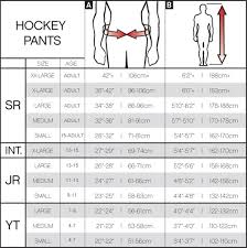 33 Reasonable Hockey Pants Sizing Chart