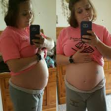 You know your baby is tired and ready for bed, so why is she suddenly protesting? 37 Weeks Saturday And Our Baby Girl Has Definitely Dropped My Belly Is No Longer Round But Long Ignore My Scars One Is From A Belly Button Piercing And The Other Was