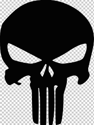 Punisher Logo Marvel Comics Decal Png Black And White Bone Decal Fantasy Fictional Character Punisher Art Punisher Logo Stencil Art
