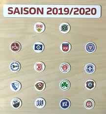 The current and complete 2. 2 Bundesliga Logo Magnets Season 2019 20 All 18 Clubs Football Ebay