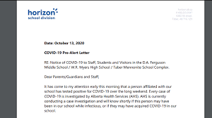 We were one of the first schools of this type in alberta. Three Taber Schools Alerted About Positive Covid 19 Test Lethbridge News Now