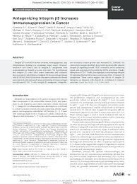 In its essence, moon can be considered as the second zodiac sign, which is even more specific and individualistic than the sun sign. Pdf Antagonizing Integrin B3 Increases Immunosuppression In Cancer Julia Tomasson Academia Edu