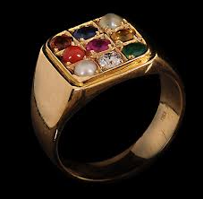 Real 9 Stone Ring Mens Gold Rings Gold Rings Jewelry Rings For Men