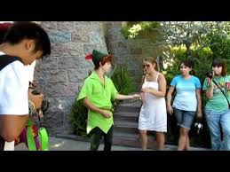 If I Could Just Spend All Day Hanging Out With Peter Pan Like This In Disney I Would Peter Pan Disneyland Peter Pan Disney Characters Videos