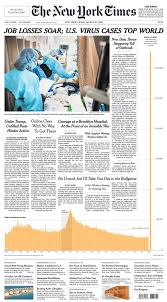It is generally thought to promote an extreme leftist point of view. New York Times Front Page Depicting Rise In Unemployment Claims Designporn