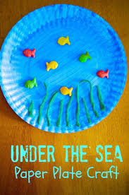 Under The Sea Ocean Paper Plate Craft For Preschool Kids Preschool Crafts Toddler Crafts Daycare Crafts