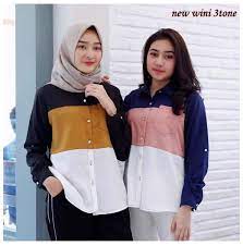 Model baju atasan wanita lengan panjang terbaru anak muda. Jual New Wini 3 Tone Tunik Baju Atasan Lengan Panjang Terbaru Pakaian Wanita Murah Remaja Terbaru 2018 Baju Model Terbaru Di Lapak Grosir Baju Muslim Bukalapak