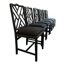 Modern Faux Black Chippendale Chairs A Pair Chippendale Chairs Dining Chairs Chippendale Furniture