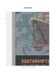 Titanic © copyright worldwide marine art posters, hull. Free Cross Stitch Pattern White Star Titanic Poster Cross Stitch Cross Stitch Patterns Free Cross Stitch Patterns