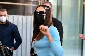 Irina shayk spotted out & about in new york city, february 8, 2021. Irina Shayk With Gigi And Bella Hadid Spotted During 2021 Milan Fashion Week Gotceleb