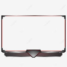 Streaming Overlay For Live Game Red Dark Metal Live Vector Stream Png And Vector With Transparent Background For Free Download Overlays Game Logo Design Overlays Transparent