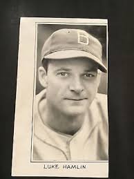1940 Luke Hamlin Brooklyn Dodgers Sporting News Seal Mounted Press Photo