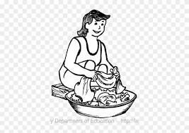 The space was inspired by artwork owned by the homeowners, creating a stylish cooking area with clean lines and intricate detailing. Laundry Drawing Clean Clothes Washing Clothes Black And White Free Transparent Png Clipart Images Download
