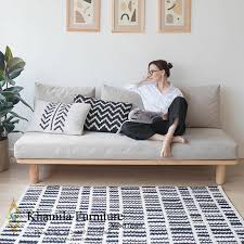Harga kursi kayu ruang tamu murah. Kursi Tamu Minimalis Kayu Solid Khamila Mebel Kursi Tamu Murah