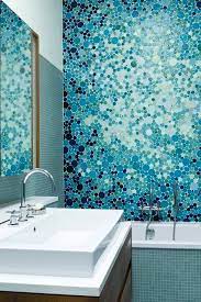 Mosaic tiles can be made from stones like travertine, marble, real pebbles, glass, metal, porcelain and more, ensuring you can achieve any look you dream of. Bathroom Ideas Mosaic Bathroom Tile Mosaic Bathroom Green Shower Curtains