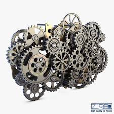 Gear Mechanism V 1 3d Model Chain Tattoo 3d Model Gears