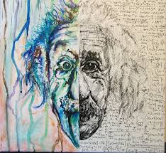 A Left Brain Right Brain Project I Did For My Art Class Cool Art Projects Brain Art Cool Art