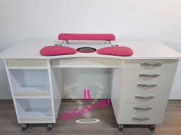 Manicure Table With Dust Collector System Manicure Table Nail Salon Interior Design Nail Salon Decor