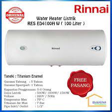 Electric instant water heater with 5 way handshower. Water Heater Listrik Rinnai Res Ed4100h W Terbaru Agustus 2021 Harga Murah Kualitas Terjamin Blibli