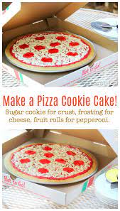 Kind of like a really super, deep dish chicago pizza. Giant Sugar Cookie Pizza Pepperoni Pizza Cookie Gluesticks Blog