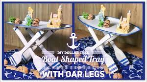 In my opinion, this diy advent calendar is the cutest way to pass the days until 25 december. Diy Dollar Tree Boat Shaped Tray Table With Oar Legs Summer Beach Nautical Coastal Room Decor Dollar Tree Diy Coastal Farmhouse Decor Diy Beach Decor
