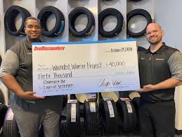 Tire Discounters Raises $40,000 for Wounded Warrior Project