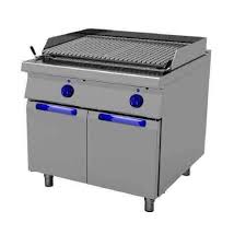 Gratar Grill Profesional Dublu Cu Roca Vulcanica