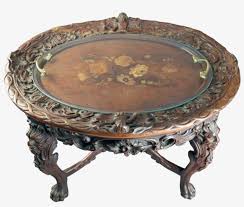 Rated 5 out of 5 by. Antique Carved And Inlaid Figural Tea Table With Lion Coffee Table Transparent Png 829x829 Free Download On Nicepng