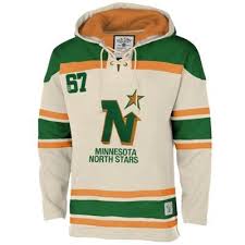 Official big ten store · top brands · unmatched selection Old Time Hockey Minnesota North Stars Lace Jersey Hoodie White Green Gold Minnesota North Stars North Star Nhl Hockey Teams