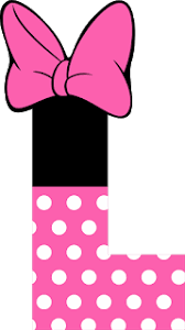 Fancy Alphabet Mini Mouse Dots Background Pink Alphabet In 2021 Minnie Mouse Theme Minnie Minnie Mouse Birthday Decorations