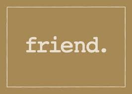 Friend Definition Simple Brown Card Ad Ad Definition Friend Simple Card