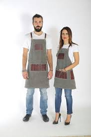 Hair Salon Apron Premium Quality Leather Sophisticated Logo Etsy Barber Apron Apron Leather Suspenders